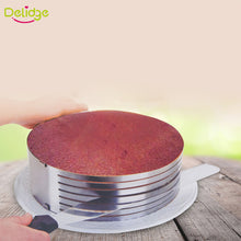 1 pc Adjustable Cake Cutter Round Shape Bread Cake slicer Adjustable Layered Cake Slicer Mold Cutter Ring Tools