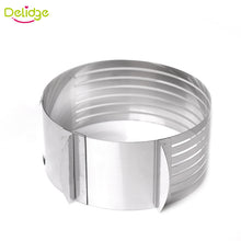 1 pc Adjustable Cake Cutter Round Shape Bread Cake slicer Adjustable Layered Cake Slicer Mold Cutter Ring Tools