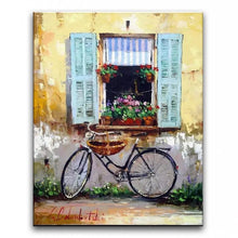 100% hand painted oil painting Home decoration high quality landscape knife painting pictures