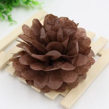 10pcs Hot selling 6“ (15cm) Wedding Decorative Props Tissue Paper Pompoms Pom Poms Balls Wedding Party Home Decoration