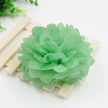 10pcs Hot selling 6“ (15cm) Wedding Decorative Props Tissue Paper Pompoms Pom Poms Balls Wedding Party Home Decoration
