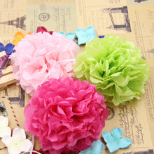 10pcs Hot selling 6“ (15cm) Wedding Decorative Props Tissue Paper Pompoms Pom Poms Balls Wedding Party Home Decoration