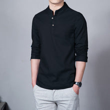 2017 Fashion Long sleeve Men's shirts male casual Linen shirt men Brand Plus size Asian size camisas DX366