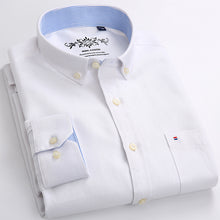 2017 New Design Super High Quality Cotton and Polyster Men Shirts Business Casual Shirts Luxury Brand Oxford Men Dress Shirts