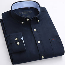 2017 New Design Super High Quality Cotton and Polyster Men Shirts Business Casual Shirts Luxury Brand Oxford Men Dress Shirts