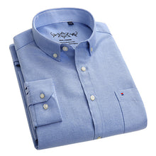 2017 New Design Super High Quality Cotton and Polyster Men Shirts Business Casual Shirts Luxury Brand Oxford Men Dress Shirts
