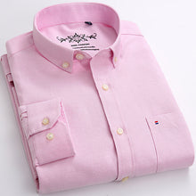 2017 New Design Super High Quality Cotton and Polyster Men Shirts Business Casual Shirts Luxury Brand Oxford Men Dress Shirts