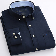 2017 New Design Super High Quality Cotton and Polyster Men Shirts Business Casual Shirts Luxury Brand Oxford Men Dress Shirts