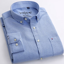 2017 New Design Super High Quality Cotton and Polyster Men Shirts Business Casual Shirts Luxury Brand Oxford Men Dress Shirts