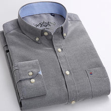 2017 New Design Super High Quality Cotton and Polyster Men Shirts Business Casual Shirts Luxury Brand Oxford Men Dress Shirts