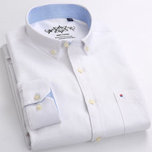 2017 New Design Super High Quality Cotton and Polyster Men Shirts Business Casual Shirts Luxury Brand Oxford Men Dress Shirts