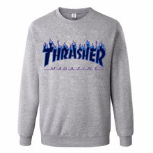 2017 New Fashion Brand men Thrasher Hoodie Hip Hop Flame Fleece Pullover Sweatshirt Men Streetwear Mens women hoodies