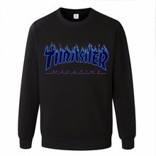 2017 New Fashion Brand men Thrasher Hoodie Hip Hop Flame Fleece Pullover Sweatshirt Men Streetwear Mens women hoodies