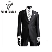 2017 Spring Formal Suit Jackets Slim Custom Fit Tuxedo Brand Fashion Bridegroom Men's Business Dress Mandarin Collar Blazers