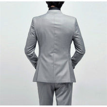 2017 Spring Formal Suit Jackets Slim Custom Fit Tuxedo Brand Fashion Bridegroom Men's Business Dress Mandarin Collar Blazers