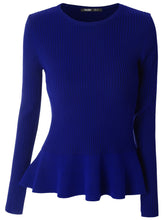 2017 spring new women long sleeve sweater womens knitted pullover sweater pleated fish tail sweaters femme tricot pull jumper