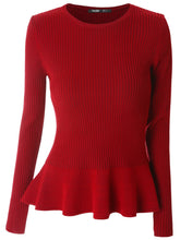 2017 spring new women long sleeve sweater womens knitted pullover sweater pleated fish tail sweaters femme tricot pull jumper