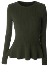 2017 spring new women long sleeve sweater womens knitted pullover sweater pleated fish tail sweaters femme tricot pull jumper