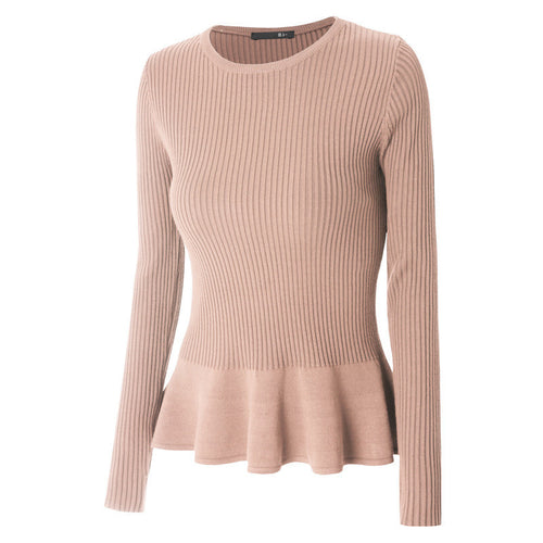 2017 spring new women long sleeve sweater womens knitted pullover sweater pleated fish tail sweaters femme tricot pull jumper