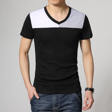 2017 summer style T-shirt men casual print short sleeve cotton t shirt slim  patchwork Tee shirt Top plus size 3Xl 4Xl 5Xl