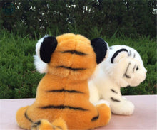20CM White Yellow Cute Tiger Stuffes Toys Kids Plush Toys Simulation Tiger Dolls Animal Dolls for Children Gifts MR39