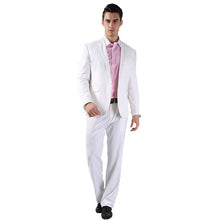 2Pcs (Jacket+Pants) Single Breasted Tuxedo Wedding Black White Masculino Suits 2015 Brand Fashion Dress Suits Y1