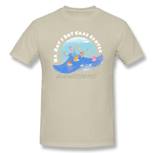 25th april--Mr. Ray's Day Care Men 80s Shirts  Christmas Day Screen Print tshirts man Feminina Round Collar