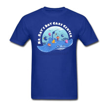 25th april--Mr. Ray's Day Care Men 80s Shirts  Christmas Day Screen Print tshirts man Feminina Round Collar