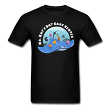 25th april--Mr. Ray's Day Care Men 80s Shirts  Christmas Day Screen Print tshirts man Feminina Round Collar