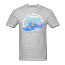 25th april--Mr. Ray's Day Care Men 80s Shirts  Christmas Day Screen Print tshirts man Feminina Round Collar