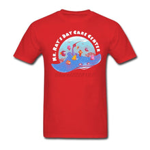 25th april--Mr. Ray's Day Care Men 80s Shirts  Christmas Day Screen Print tshirts man Feminina Round Collar