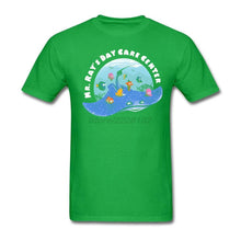 25th april--Mr. Ray's Day Care Men 80s Shirts  Christmas Day Screen Print tshirts man Feminina Round Collar