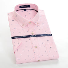 #1 Oxford factory outlet new fashion men Short sleeve shirts summer super large high qualtiy plus size M-7XL8XL10XL12XL14XL 6838