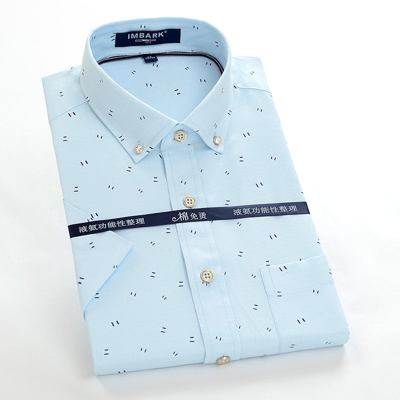 #1 Oxford factory outlet new fashion men Short sleeve shirts summer super large high qualtiy plus size M-7XL8XL10XL12XL14XL 6838