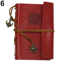 #1 Retro Anchor Faux Leather Cover Notebook Journal Traveler Book Diary Blank String