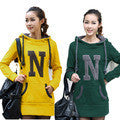 2017 Spring Autumn Women Hoodies Sweatshirt Women Tracksuit Loose Casual Long-Sleeved Plus Size Hooded Sweatshirts Pulloves 4XL
