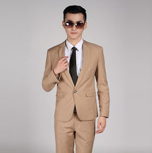 2017 Spring Formal Suit Jackets Slim Custom Fit Tuxedo Brand Fashion Bridegroom Men's Business Dress Mandarin Collar Blazers