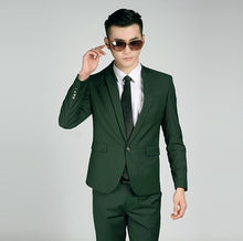 2017 Spring Formal Suit Jackets Slim Custom Fit Tuxedo Brand Fashion Bridegroom Men's Business Dress Mandarin Collar Blazers