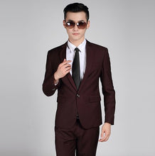2017 Spring Formal Suit Jackets Slim Custom Fit Tuxedo Brand Fashion Bridegroom Men's Business Dress Mandarin Collar Blazers