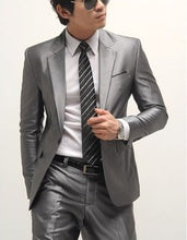 2017 Spring Formal Suit Jackets Slim Custom Fit Tuxedo Brand Fashion Bridegroom Men's Business Dress Mandarin Collar Blazers