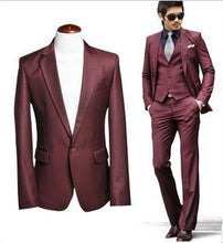 2017 Spring Formal Suit Jackets Slim Custom Fit Tuxedo Brand Fashion Bridegroom Men's Business Dress Mandarin Collar Blazers