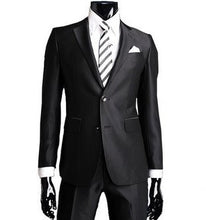 2017 Spring Formal Suit Jackets Slim Custom Fit Tuxedo Brand Fashion Bridegroom Men's Business Dress Mandarin Collar Blazers