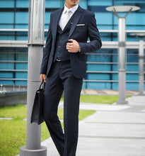 2017 Spring Formal Suit Jackets Slim Custom Fit Tuxedo Brand Fashion Bridegroom Men's Business Dress Mandarin Collar Blazers