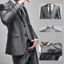 2017 Spring Formal Suit Jackets Slim Custom Fit Tuxedo Brand Fashion Bridegroom Men's Business Dress Mandarin Collar Blazers